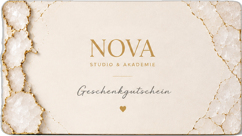 Geschenkgutschein · Nova Studio & Akademie